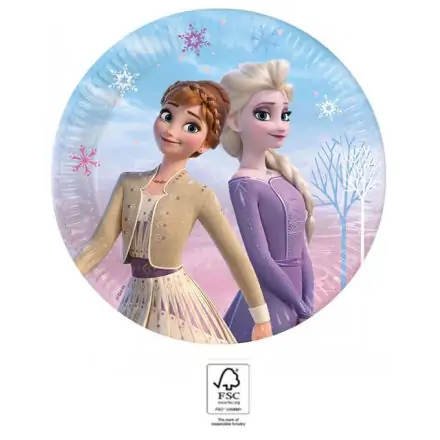 Disney Frozen II Wind Spirit, Disney Frozen II Talerze papierowe 8-pak 23 cm FSC zdjęcie produktu