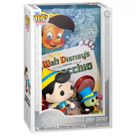 Disney POP! Plakat Filmowy i Figurka Pinokio 9 cm zdjęcie produktu