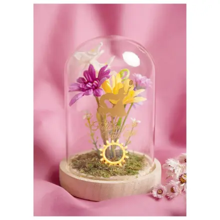 Disney Princess Rapunzel Floral Cloche z Neon Light zdjęcie produktu