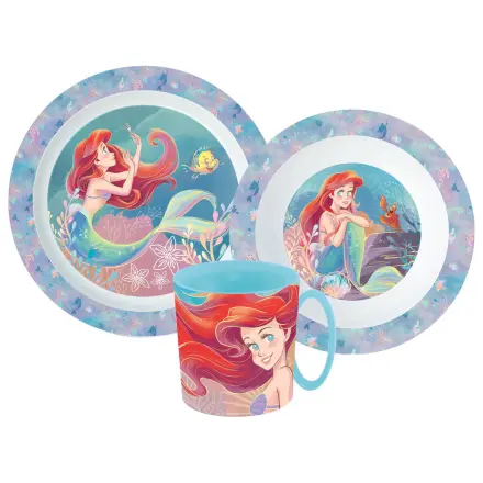 Zestaw naczyń Disney Princess Ariel, Micro Plastic Set z kubkiem zdjęcie produktu