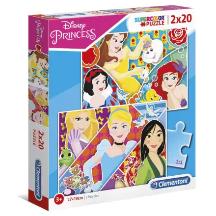 Disney Princess Maxi puzzle 2x20 sztuk zdjęcie produktu