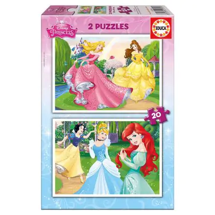 Puzzle Disney Princess 2x20 elementów termékfotója