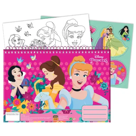 Disney Princess Spring A/4 Spiralny Szkicownik 40 arkuszy z naklejkami zdjęcie produktu