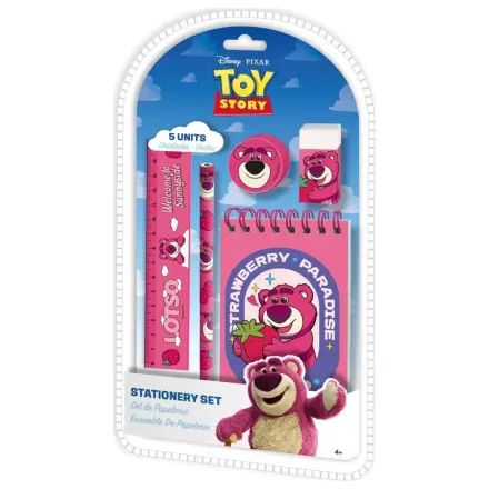 Zestaw artykułów piśmiennych Disney Toy Story Lotso Strawberry, 5 sztuk zdjęcie produktu