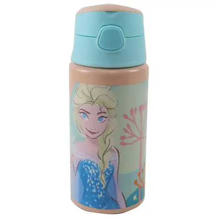 Butelka ze słomką aluminiowa Disney Frozen Adventure z haczykiem 500 ml zdjęcie produktu