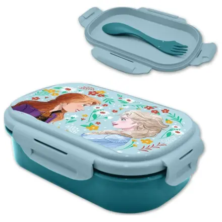 Disney Frozen Zaczarowany Lunchbox + Zestaw Sztućców zdjęcie produktu