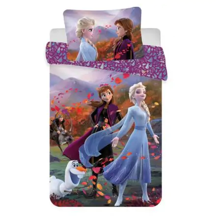 Disney Frozen Dziecięca Poszewka na kołdrę 100x135 cm, poszewka na poduszkę 40x60 cm zdjęcie produktu