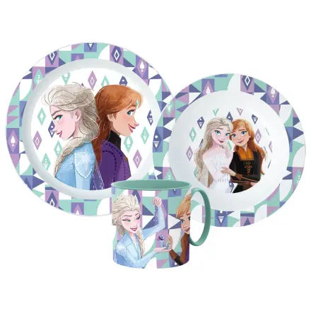 Disney Frozen Ice Magic zestaw naczyń, mikro plastikowy zestaw z kubkiem zdjęcie produktu