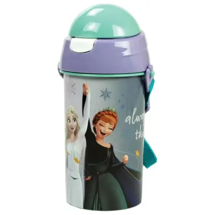 Disney Frozen Idyllic plastikowa butelka ze słomką z haczykiem 500 ml zdjęcie produktu