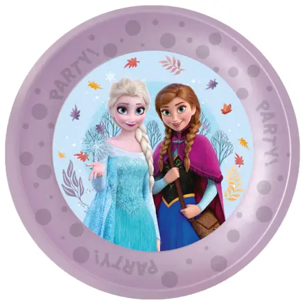 Disney Frozen Idyllic Wonder mikro premium plastikowy płaski talerz zestaw 4 sztuk 21 cm zdjęcie produktu