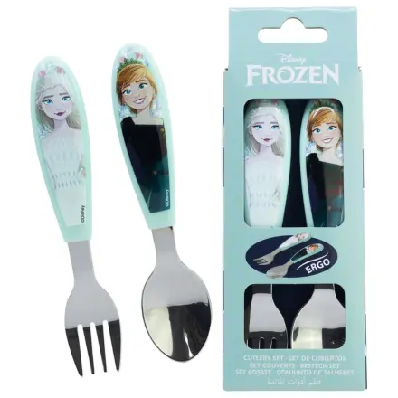 Disney Frozen Snowy Tale Metalowy Zestaw Ergonomicznych Sztućców - 2 sztuki zdjęcie produktu