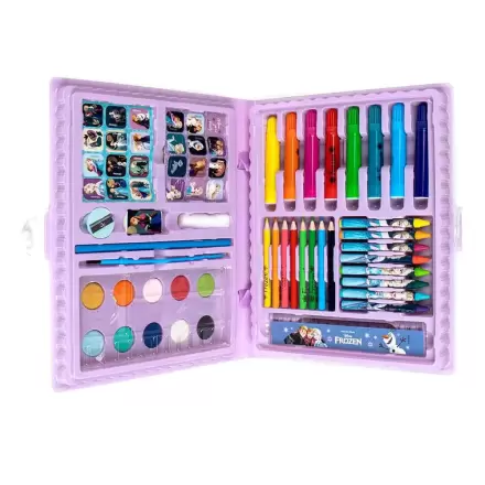 Disney Frozen zestaw artykułów piśmiennych do kolorowania (52 szt.) zdjęcie produktu