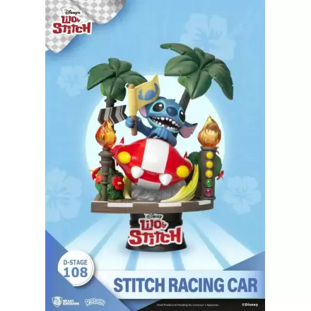 Disney: Lilo i Stitch - Stitch Racing Car Diorama PVC zdjęcie produktu