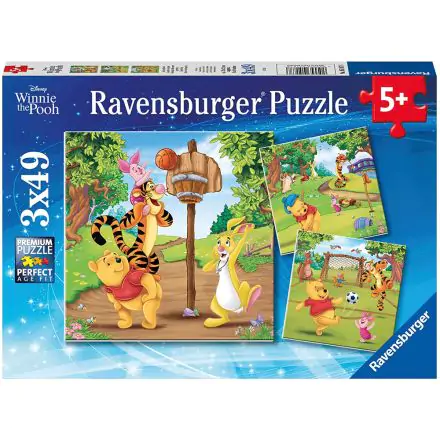 Disney Winnie the Pooh puzzle 3x49 sztuk zdjęcie produktu