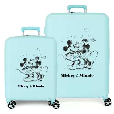 Disney Mickey & Minnie Kisses ABS pack 2 walizki na kółkach termékfotója