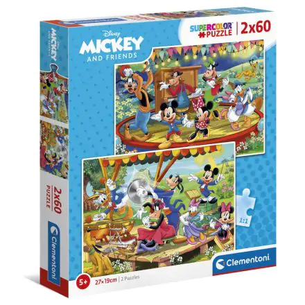 Puzzle Disney Mickey and Friends 2x60 elementów termékfotója