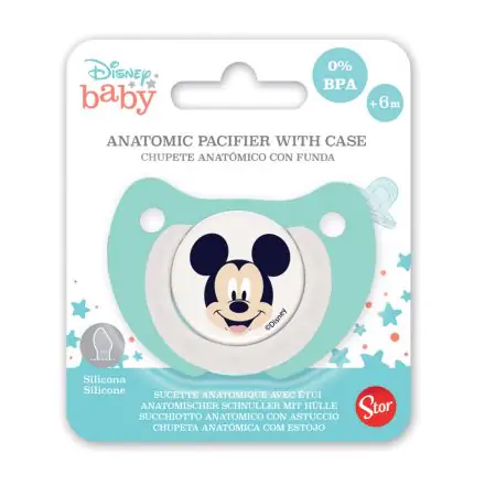 Disney Mickey Baby Smoczek do Zabawy i Spania z Etui zdjęcie produktu