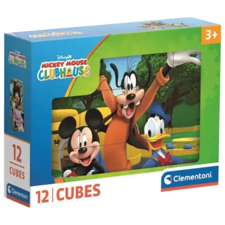 Disney Mickey Club House Mickey Cubes puzzle 12 sztuk zdjęcie produktu
