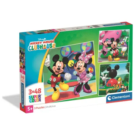 Disney Mickey Mouse Club House puzzle 3x48 sztuk zdjęcie produktu