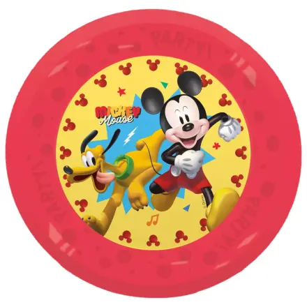 Disney Mickey Jump Into Fun micro premium plastikowy płaski talerz zestaw 4-częściowy 21 cm zdjęcie produktu