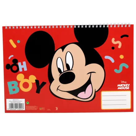 Disney Mickey Oh Boy A4 Spiral Sketchbook, 30 arkuszy zdjęcie produktu