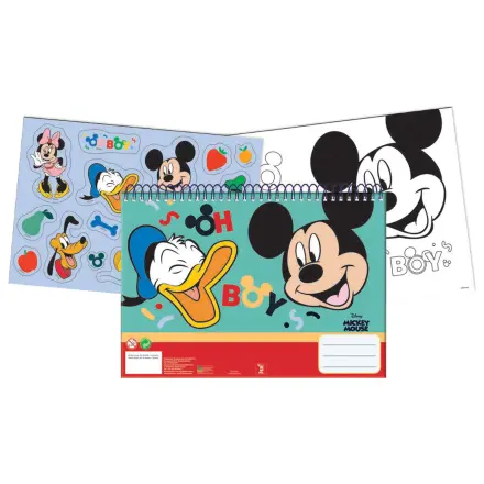 Disney Mickey Oh Boy Szkicownik spiralny A4 40 kartek z naklejkami zdjęcie produktu