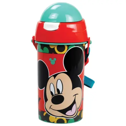 Disney Mickey Mouse Oh Boy Plastikowa Butelka na Wodę ze Słomką i Smyczą 500 ml zdjęcie produktu