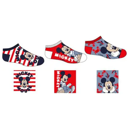 Disney Mickey Red Style dziecięce sekretne skarpety 31/34 zdjęcie produktu
