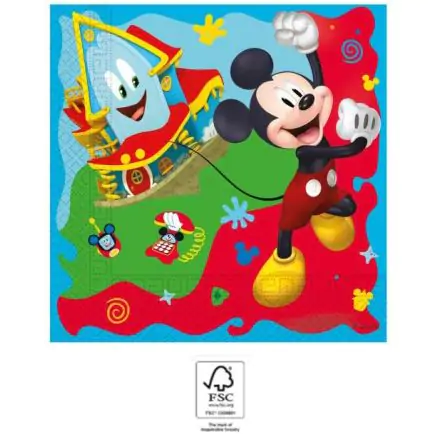 Serwetki Disney Mickey Rock the House 20 sztuk 33x33 cm FSC zdjęcie produktu