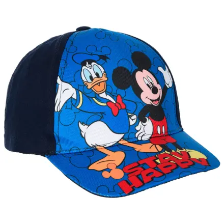 Disney Mickey Mouse Stay Happy niebieska dziecięca czapka baseballowa 52 cm zdjęcie produktu