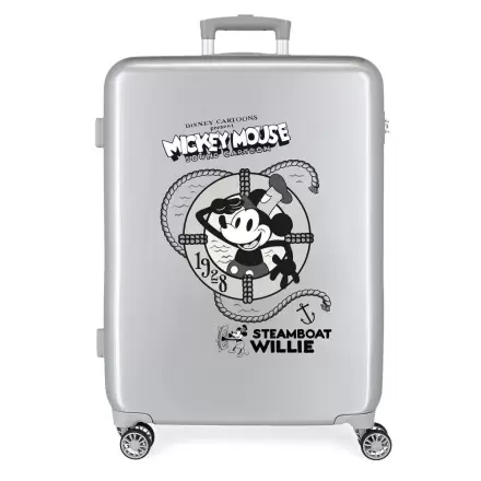 Walizka na kółkach Disney Mickey Steamboad Joyful ABS trolley suitcase 70 cm termékfotója