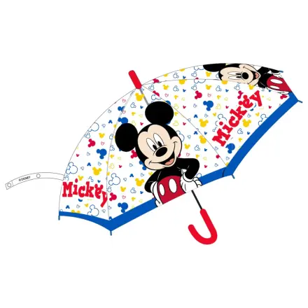 Disney Mickey Toontown Dziecięcy półautomatyczny przezroczysty parasol Ø74 cm zdjęcie produktu