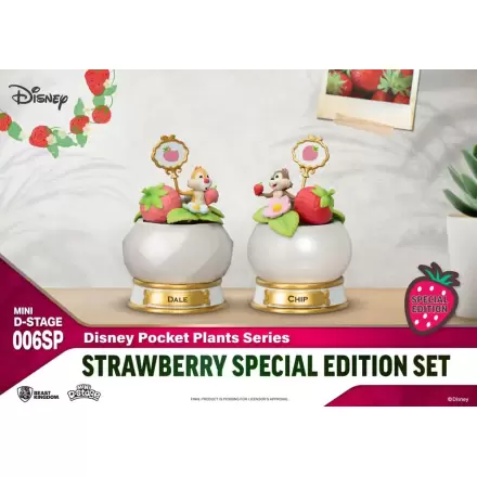 Disney Mini Diorama Stage Statues Pocket Plants Series Strawberry Special Edition Zestaw 12 cm zdjęcie produktu