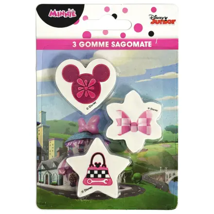 Disney Minnie Chic Zestaw 3 kształtnych gumek zdjęcie produktu