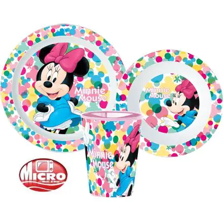 Disney Minnie zestaw naczyń obiadowych, Micro plastikowy zestaw zdjęcie produktu