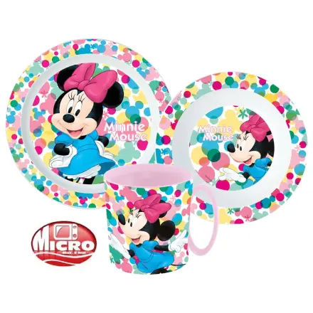 Disney Minnie Feel Good Zestaw Naczyń, Mikro Plastikowy Zestaw z Kubkiem 350ml zdjęcie produktu