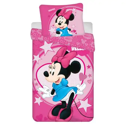 Disney Minnie Hello Poszewka na kołdrę z mikrofibry 140x200cm, 70x90 cm zdjęcie produktu