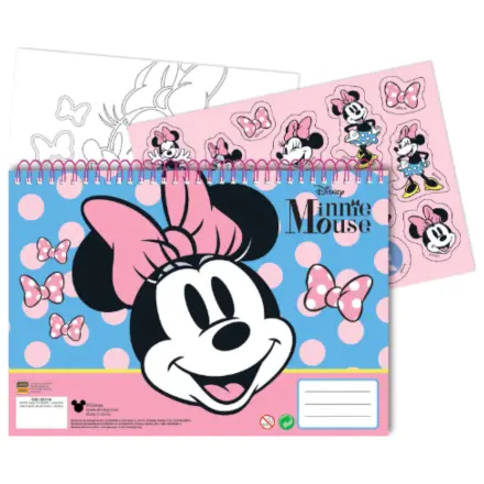 Disney Minnie Joy A/4 Spiralny Szkicownik 40 arkuszy ze Stickerami zdjęcie produktu