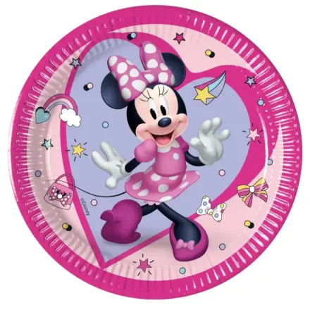 Disney Minnie Junior papierowe talerze 8 sztuk 20 cm FSC zdjęcie produktu