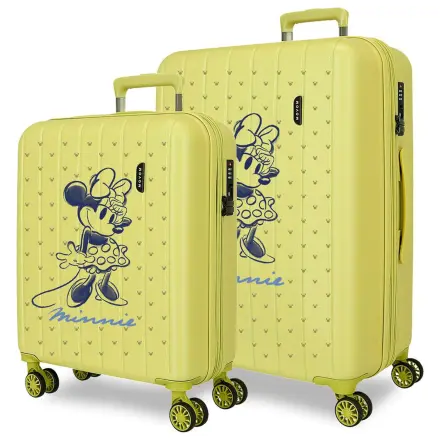 Zestaw walizek podróżnych na kółkach Disney Minnie Line ABS 55/65cm zdjęcie produktu