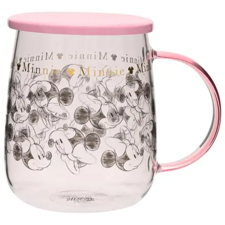 Disney Minnie Szklany kubek z pokrywką (532 ml) zdjęcie produktu