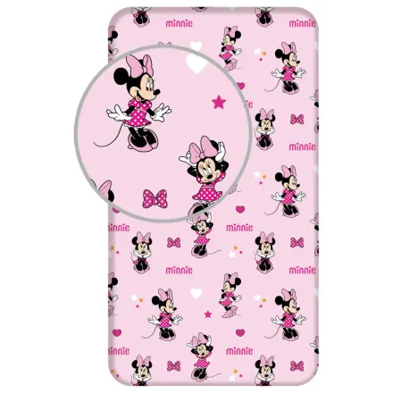 Disney Minnie Pretty in Pink Prześcieradło z Gumką 90x200 cm zdjęcie produktu