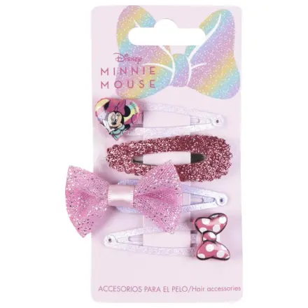 Disney Minnie Rainbow Hair Clip Zestaw 4 szt. zdjęcie produktu