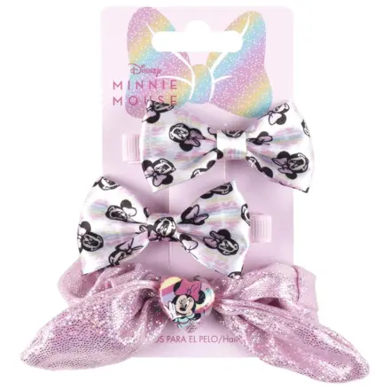 Disney Minnie Rainbow Hair Tie i zestaw spinek 3 sztuki zdjęcie produktu
