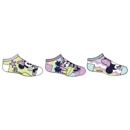 Disney Minnie Seaside Wave dziecięce tajne skarpetki 27/30 zdjęcie produktu
