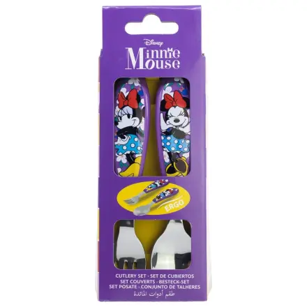 Disney Minnie Sunshine Metal Ergonomiczny Zestaw Sztućców - 2 sztuki zdjęcie produktu