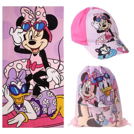 Disney Minnie zestaw: ręcznik + torba + czapka zdjęcie produktu