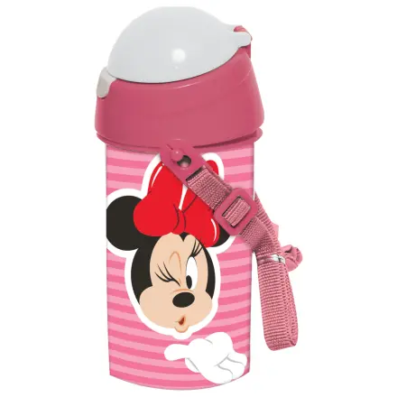 Disney Minnie Wink plastikowa butelka na wodę ze słomką i zawieszką 500 ml zdjęcie produktu