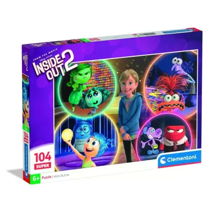 Disney Pixar W głowie się nie mieści 2 super puzzle 104 elementy termékfotója