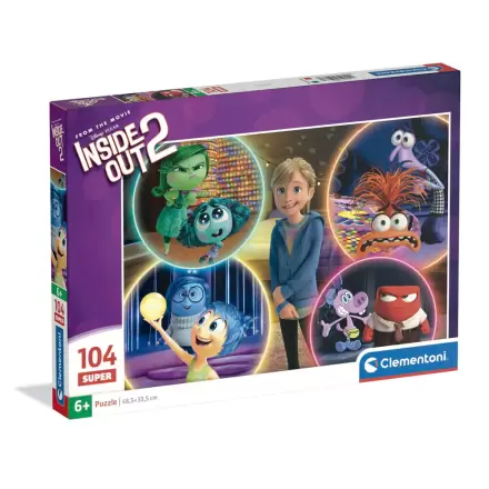 Disney Pixar W głowie się nie mieści 2 super puzzle 104 elementy termékfotója